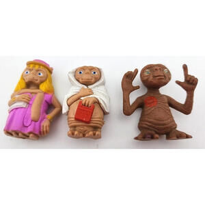 Vintage 1982 LJN Toys E.T. The Extra-Terrestrial PVC Figure Lot of 3